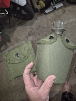 Vintage bottle + puch