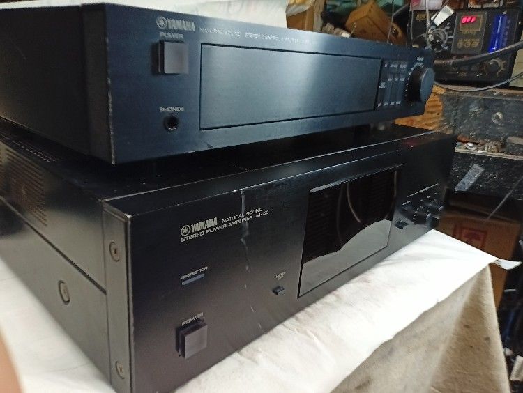 YAMAHA PRE AMP & AMPLIFIER