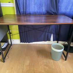 Foldable Desk w/ Side Storage - Great Condition!