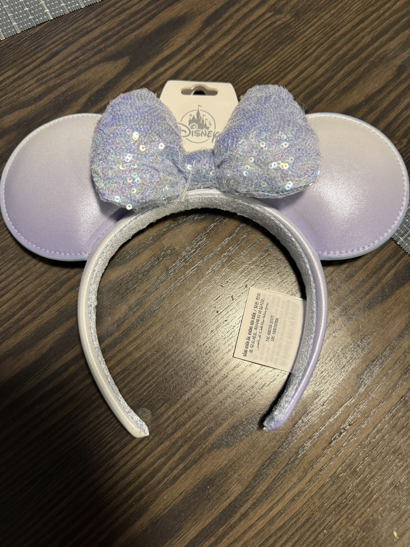 Disney Baby Blue Leather Ears 