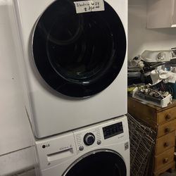 LG Washer And Electric Dryer (W 24 Inch)