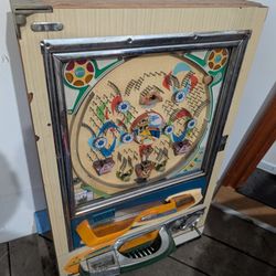 Vintage Sanyo Pachinko Machine Including  Medal Balls. 