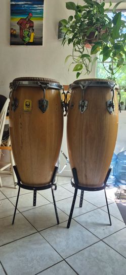 TOCA Wood Congas + Stands
