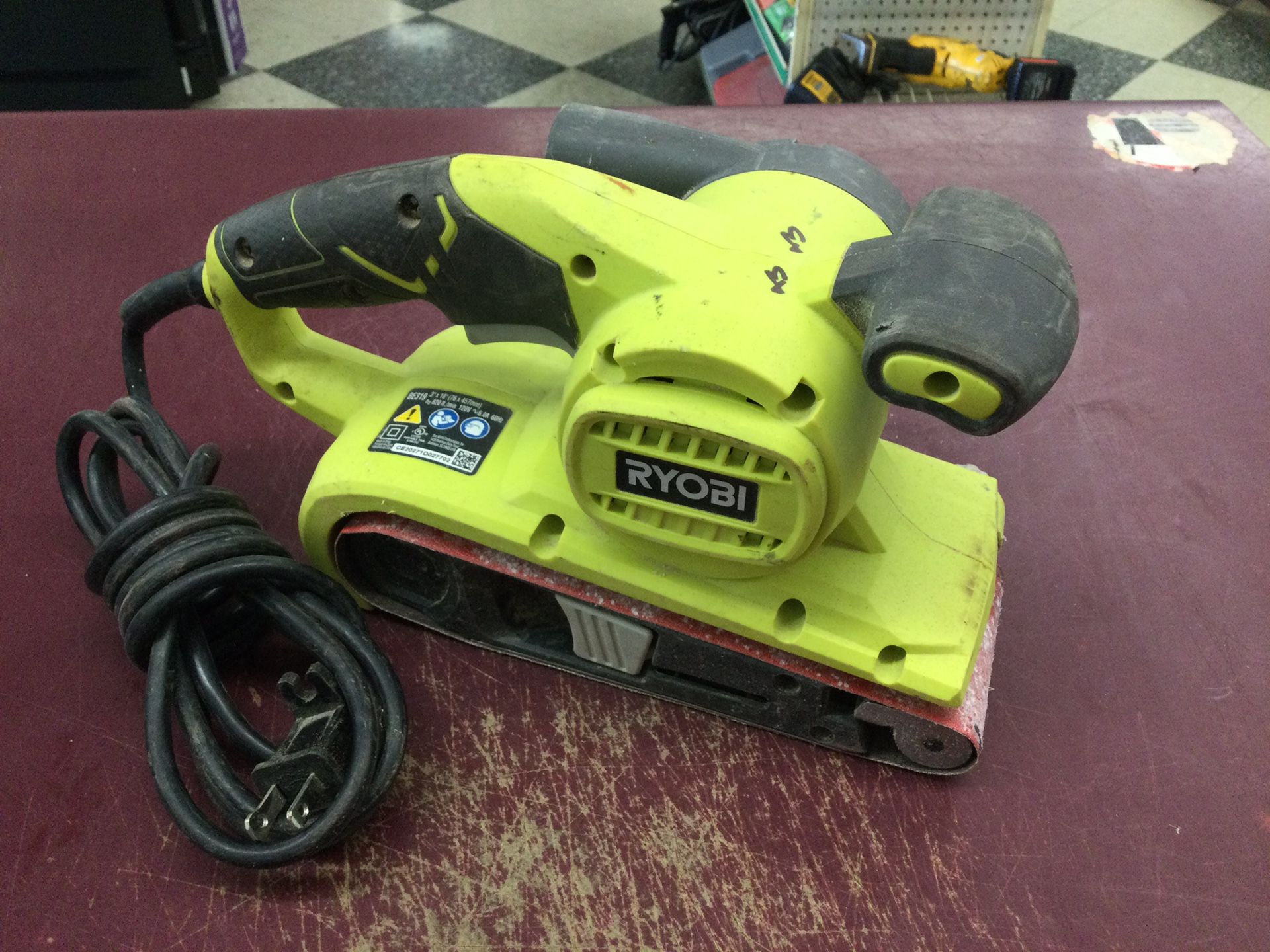 Ryobi 3”x18” Belt Sander