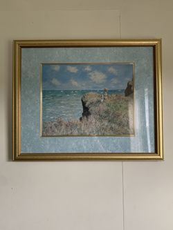 Framed painting
