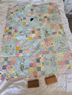 Homemade Precious Moment blanket