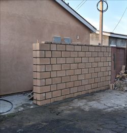 Block wall and retaining Wall