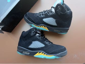 Jordan 5 aqua light  used  size 10.5 110$