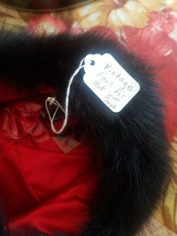 Vintage Fauz Fir Hat 