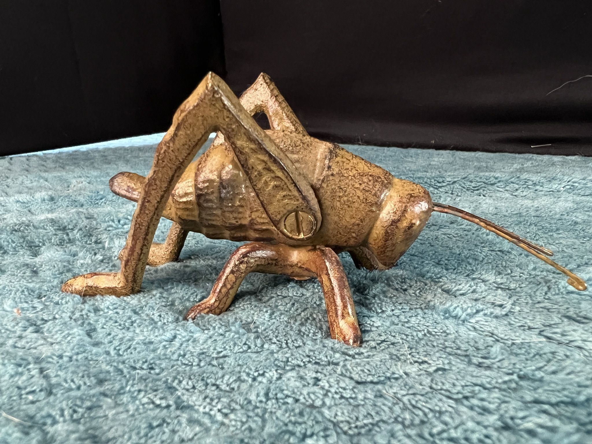 Chinese Good Luck Metal Cricket
