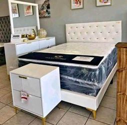 New 4pc bedroom set in box buy now pay later $39 down no credit needed