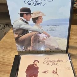 Somewhere in Time (CD + DVD, 1980) Soundtrack + Movie Christopher Reeve