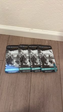Prismacolor Premier Turquoise Graphite Pencil Set x4