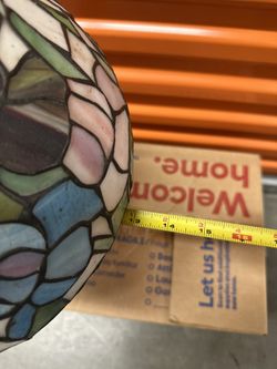TIFFANY STYLE LAMP HUMMINGBIRD