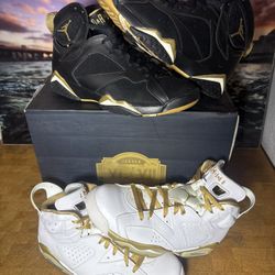 Air Jordan 7/6 Golden Moments Pack GMP 2012