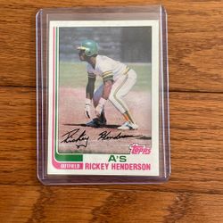 Ricky Henderson Auto
