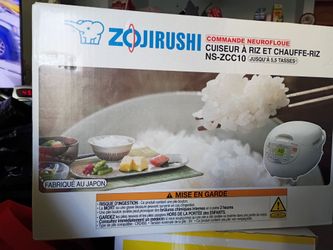 Zojirushi Rice Cooker and cheese. New never used