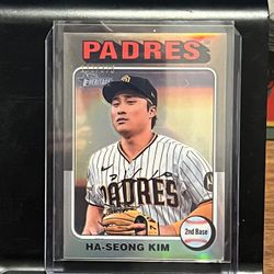 2024 Topps Chrome Ha-seong Kim Chrome Silver  Parallel #/375