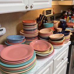 Fiesta 88 Piece Set Dish ware Serving Ware 