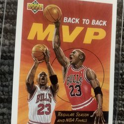 1993 Michael Jordan Back to back MVP