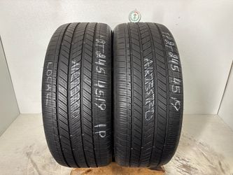 2 tires 245 45 19 Bridgestone turanza ls100