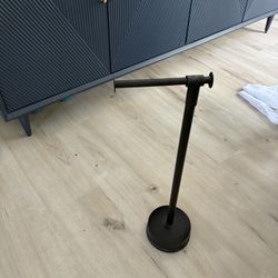 Standing Toilet Paper Holder Black