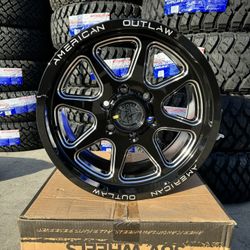 American Outlaw 6x139.7 Wheels And Tires GMC Toyota Chevy 17 Inch