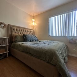 Bed Frame And Box Spring Queen Size