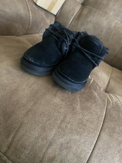 Black UGG boots for kids