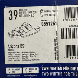 New  Birkenstock Arizona BS  Size 8-8.5