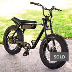 Low Miles SUPER73 Miami E-bike