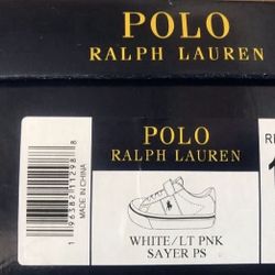 New ralph lauren Kids shoes Size 10.5 Pink