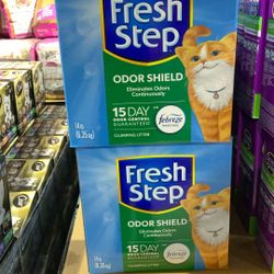 Fresh Step Cat Litter Odor SHEILD 
