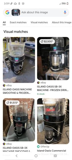 Island oasis smoothie machine