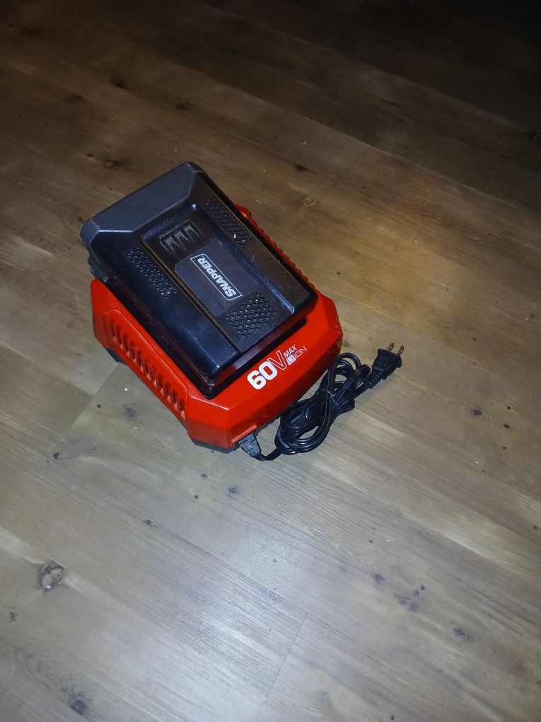 Snapper 60 V Battery And Charger (Briggs And Stratton)