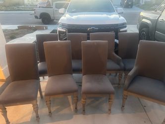 8 pc set chairs