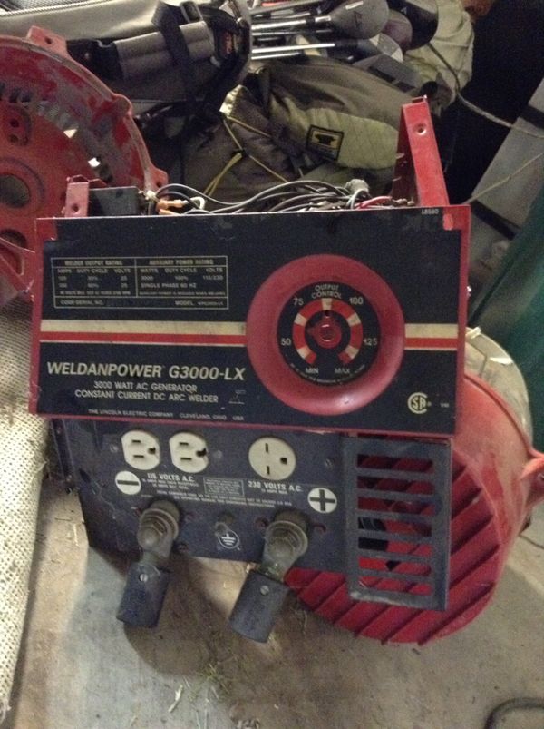 Lincoln electric G 3000 L-X Welder generator for Sale in Ripon, CA