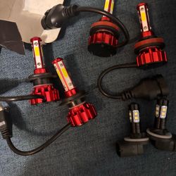 LED Car Headlight Bulb Set