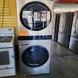 LG Studio WashTower Single Unit Front Load Washer 5.0 Cubic Feet  AND  Gas Dryer 7.4 Cubic Feet