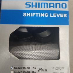 Shimano Shift Lever, SL-M315-7R, Right, 7-Speed RAPIDFIRE Plus, W/Optical Gear Display