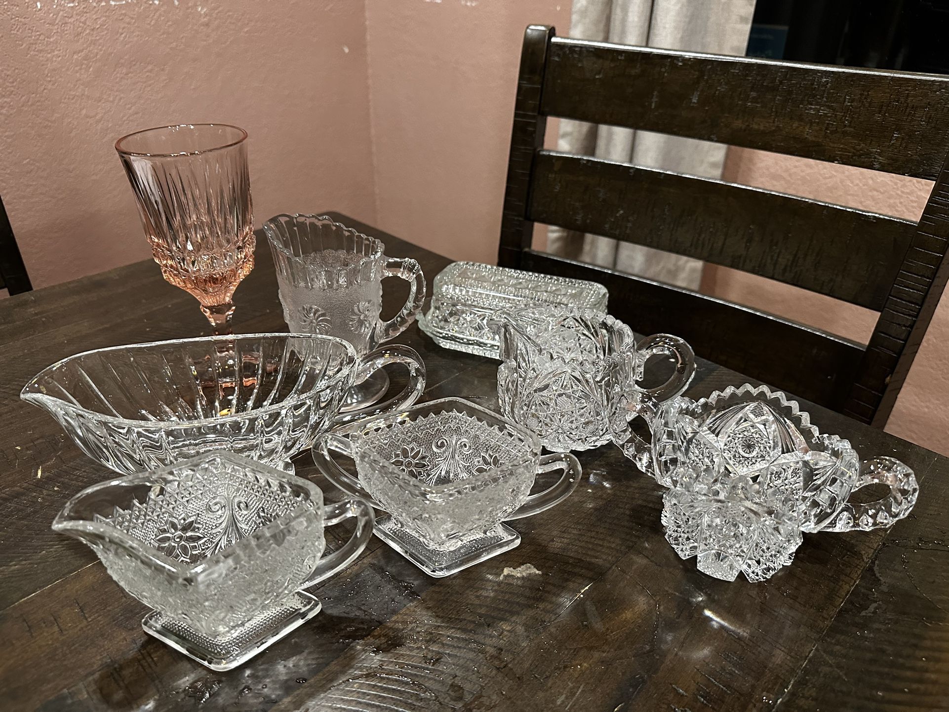 Vintage Crystal Glassware