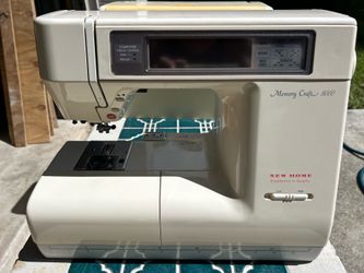 New Home Memory craft 8000 embroidery and sewing machine