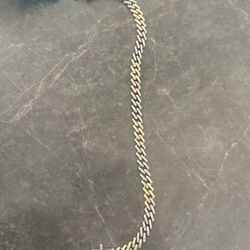 Tri Color Sterling Silver Bracelet 