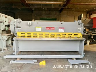 LODGE & SHIPLEY POWER SQUARING SHEAR 10ft x 1/4” Mild Steel Capacity