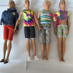 Ken Dolls Barbie Four 