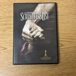 Schindler’s List DVD