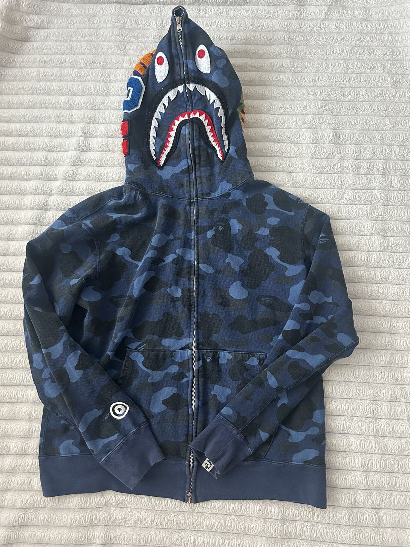 Navy Blue BAPE Hoodie