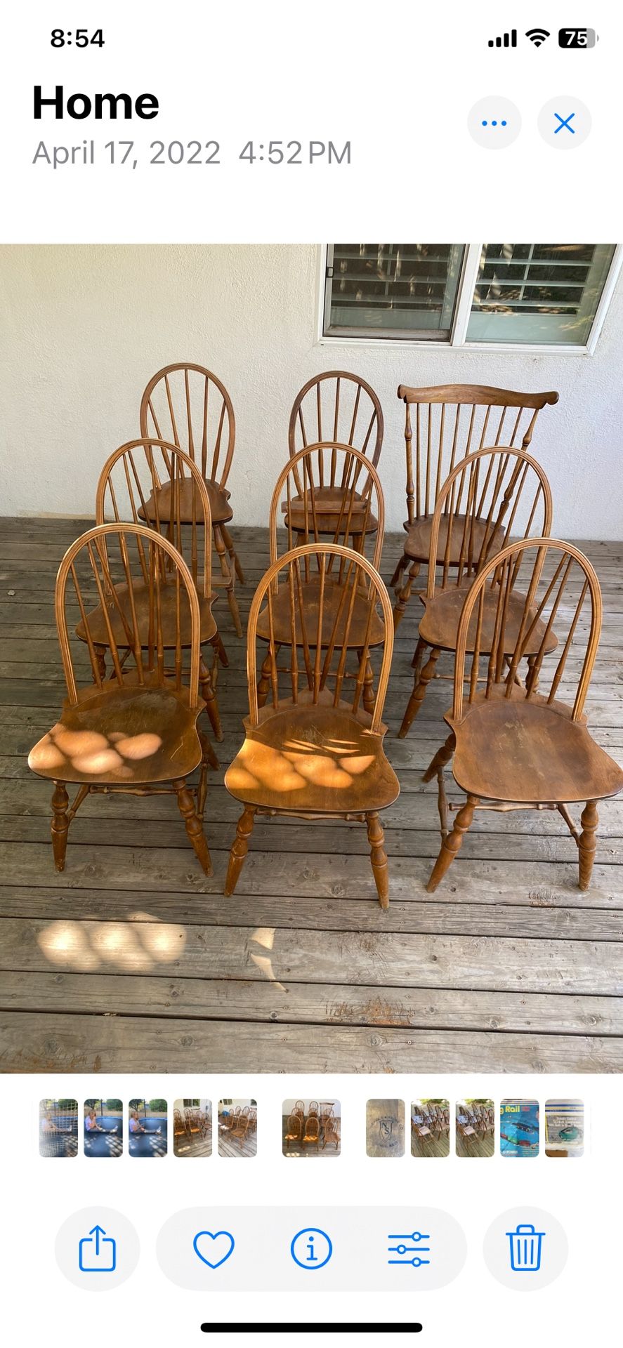 “Vintage” Dining Room Chairs $100 For Set