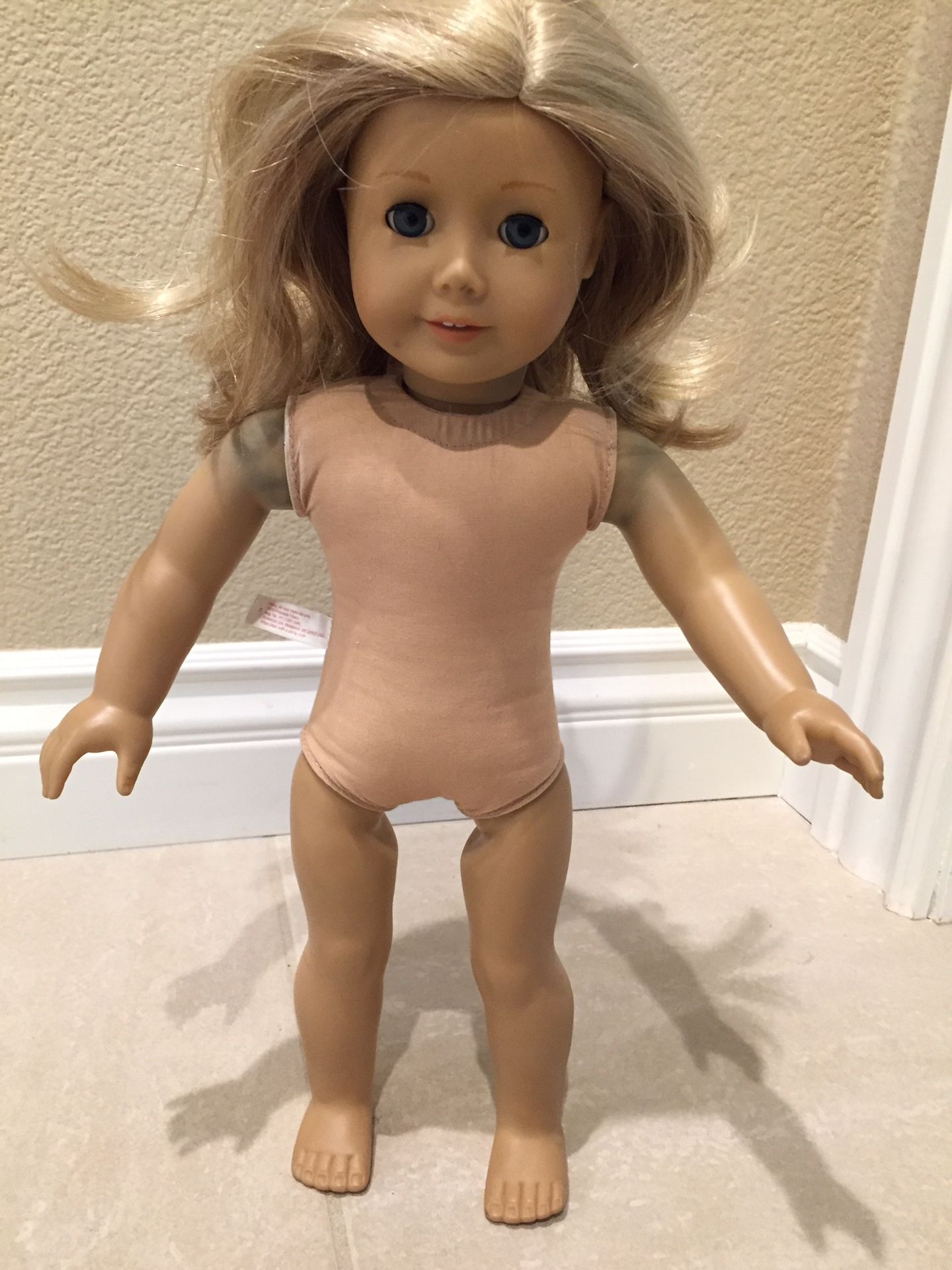 TLC American Girl Doll Blonde Hair /Blue Eye