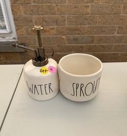 Rae Dunn  Planter And Water Mist 